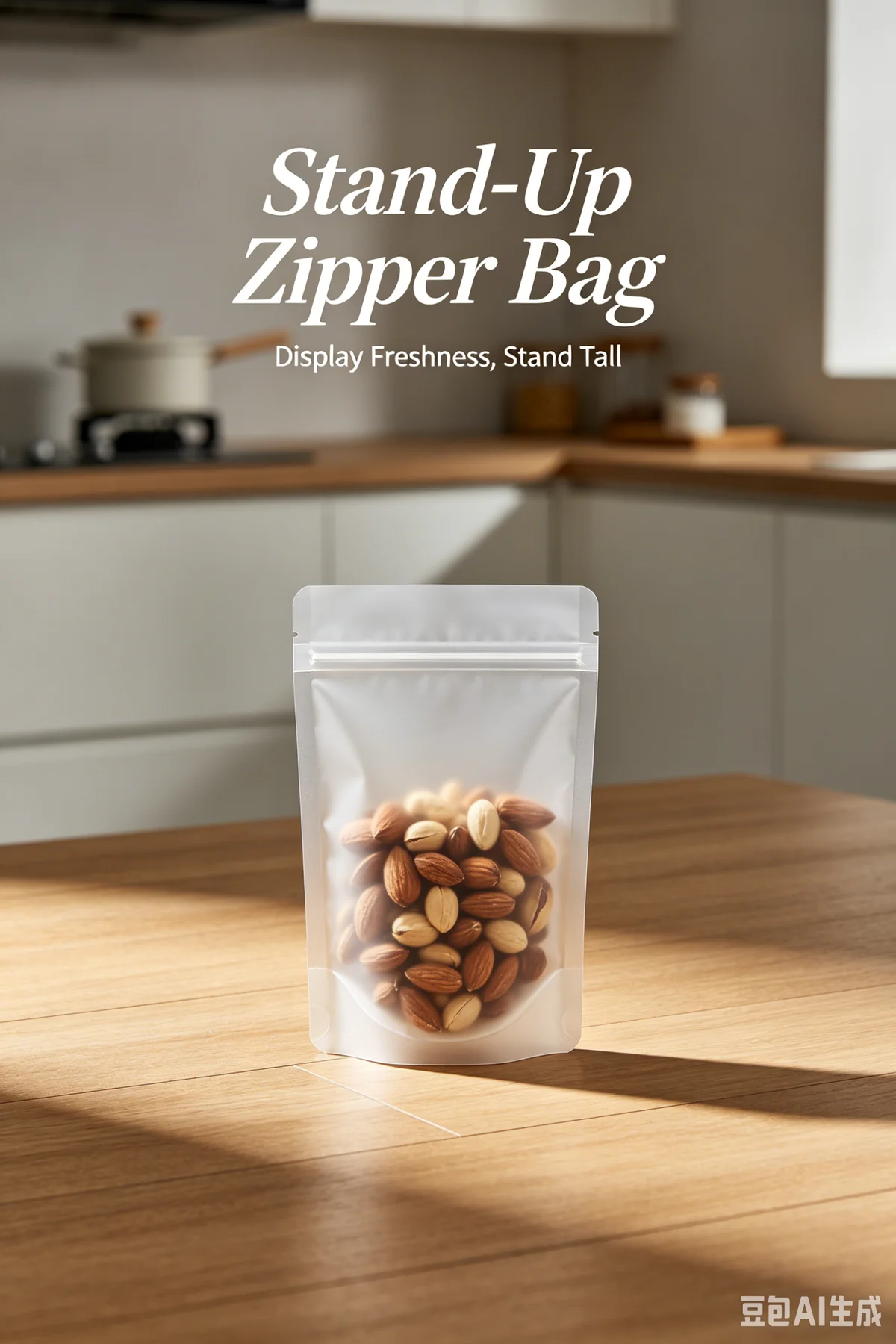Stand-Up Zipper Pouch